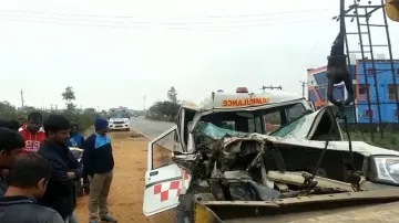 One dead, six critical as ambulance rams truck in Balasore