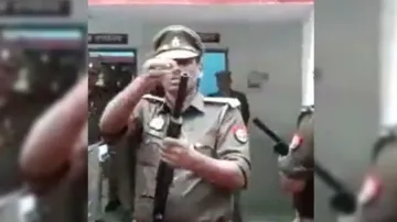 UP sub-inspector fails to load rifle in viral video