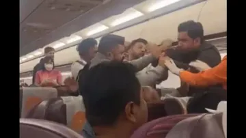 Scuffle onboard plane from Bangkok to Kolkata, video of incident shared widely on social media