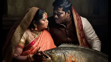 AI-generated 'Bengali' wedding images