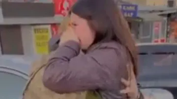 Reunion video of Ukrainian soldier with his pregnant wife will melt your heart; watch 
