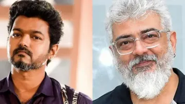 Thalapathy Vijay and Ajith Kumar 