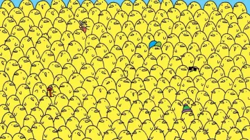 Can you find the hidden lemons among the birds?