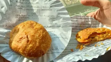Kachori served on Chemistry notes in 'coaching hub' Kota; internet reacts
