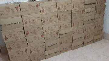 Foreign Liquor Cartons Recovered By The Police
