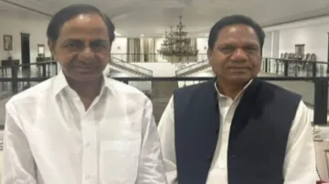 Telangana CM KCR With Jayaram Pangi