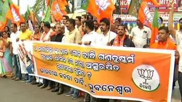 Protests erupt after gang rape of 2 minor girls in Bhubaneswar, Odisha 