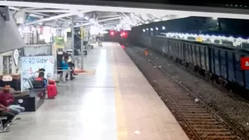 Caught on camera: RPF constable saves man who tried to end life on railway tracks