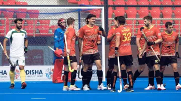 Australia players celebrate