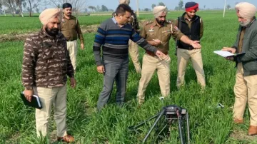 Drone carrying heroin shot near India-Pak border in Punjab's Amritsar, 2 held