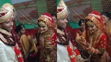 Bride’s energetic dance moves on Bhojpuri song