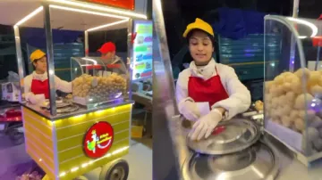 Valentine’s Day: Cute girl selling golgappa has the best offer for singles, watch