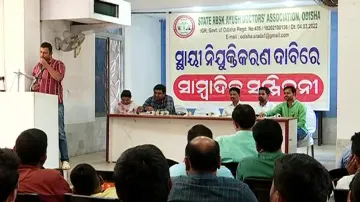 Odisha RBSK AYUSH Doctors launch protest, demand job regularisation 