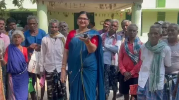 Drone drops pension at divyang's doorstep in Odisha 