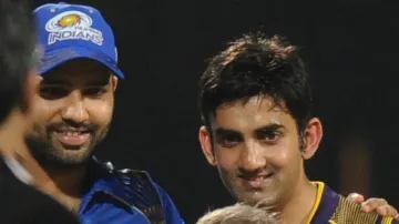 Rohit Sharma and Gautam Gambhir  
