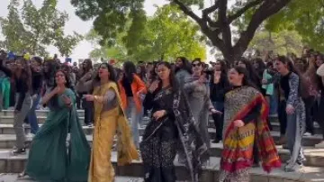 Professors join students and groove to 'Jhoome Jo Pathaan'
