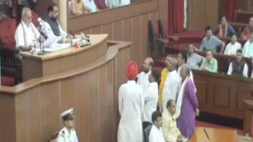 Odisha Assembly Budget Session kicks off on stormy note