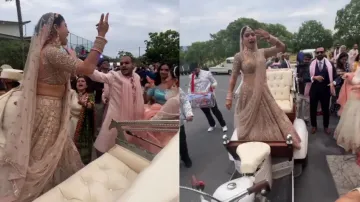 Forget groom, this bride takes out her own baraat