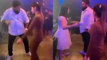 Woman catches husband red-handed dancing with another girl