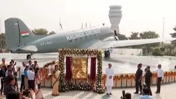 Iconic Dakota plane of Legendary Biju Patnaik dedicated to people of Odisha