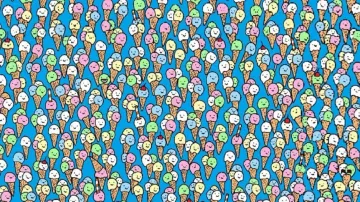 Can you find lollipop among ice-cream cones
