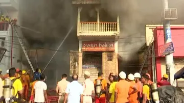 Massive fire in Puri