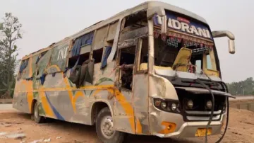25 injured as Bhubaneswar-bound bus turns turtle in Mayurbhanj