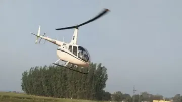 Groom takes bride on ‘helicopter palanquin’ in UP