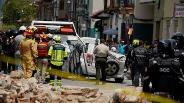 Strong earthquake kills at least 13 in Ecuador, 1 in Peru