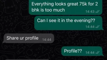 Bengaluru house owner asks for tenant's LinkedIn profile for rent, WhatsApp message goes viral
