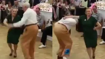 Granny’s power-packed dance with grandpa is winning internet, watch