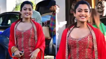 Rashmika Mandanna drives netizens crazy in ethnic look, pictures go viral