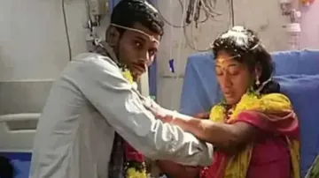 ‘Vivah’ recreated as groom marries sick bride on hospital bed