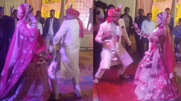 Bride and groom's dance on Govinda’s song sets the stage on fire