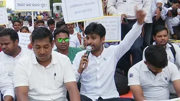 Contractual Teachers' Protest