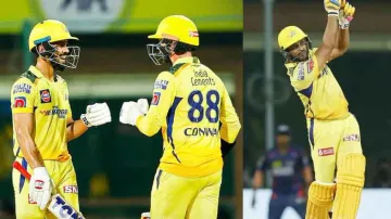 IPL 2023: Gaikwad, Conway, Dhoni, Rayudu star as CSK post 217/7 against LSG
