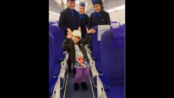 Aadhyayasree Upadhyay Dances In Flight