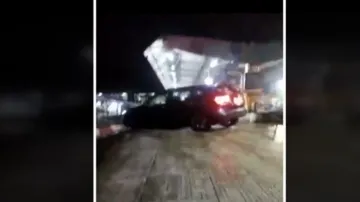 Car in platform