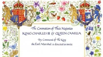 Invitation for King Charles Coronation 