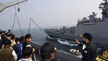Odisha MLAs Visit Navy Narship 'INS Jalaswa'