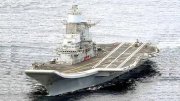 India Deploys Aircraft Carrier INS Vikramaditya In Arabian Sea Amid China-Pak Naval Drill