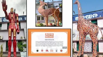 In Asia Book of Records Again! ITI Berhampur Lauded For Largest Open-Air Scrap Sculpture Museum
