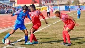 Indian Women's Football Team Clinches Third Successive SAG Gold, Beats Nepal 2-0