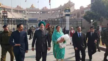 Indian Ministers cross over to Pakistan for Kartarpur Corridor ceremony