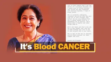 BJP MP Kirron Kher Diagnosed With Blood Cancer, Confirms Husband Anupam Kher