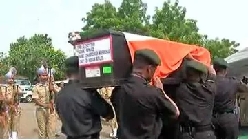 Martyred jawan’s body reaches Odisha
