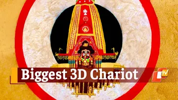 On Rath Yatra, Sudarsan Pattnaik Creates Biggest 3D Sand Art Of Lord Jagannath's Chariot At Puri Beach