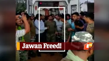 Watch Visuals Of Hostage CRPF Jawan Returning From Naxal Captivity
