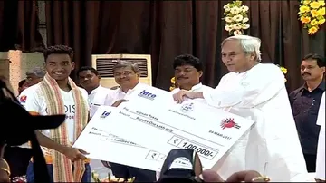 4 Odia players of HIL Champion Kalinga Lancers felicitated