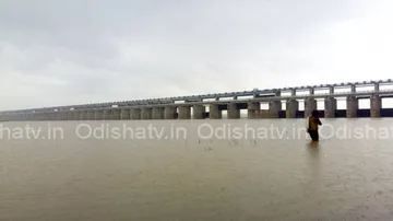 Kalma Barrage In Chhattisgarh Over Mahanadi